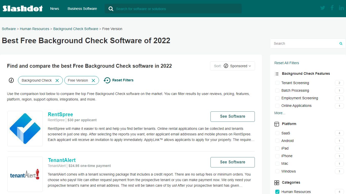 Top Free Background Check Software in 2022 - slashdot.org